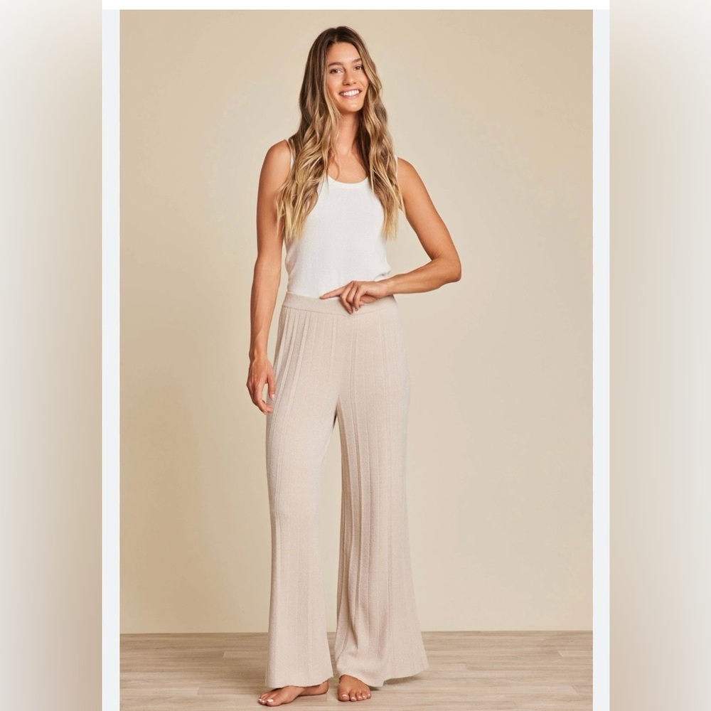 VGUC Barefoot Dreams CozyChic Ultra Lite Palazzo Pants SM Small
